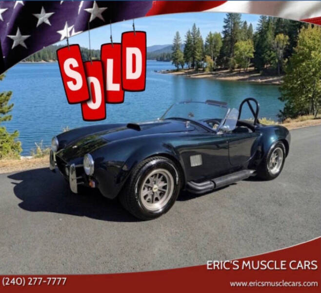 1965 Shelby Cobra for sale at Eric's Muscle Cars in Clarksburg MD