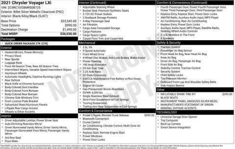 2021 Chrysler Voyager LXi