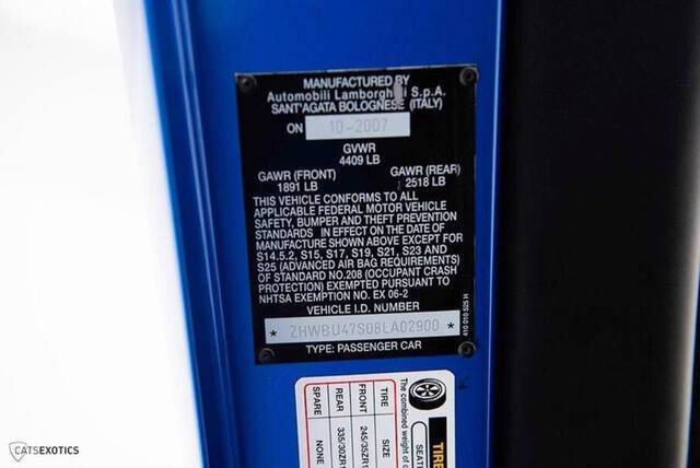 2008 Lamborghini Murcielago LP 640