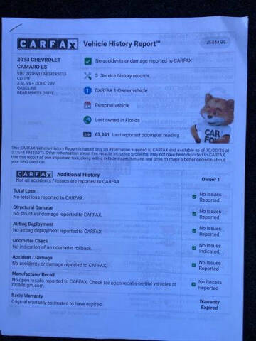 2013 Chevrolet Camaro LS