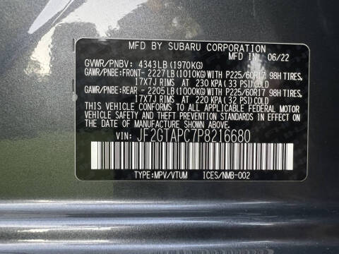 2023 Subaru Crosstrek