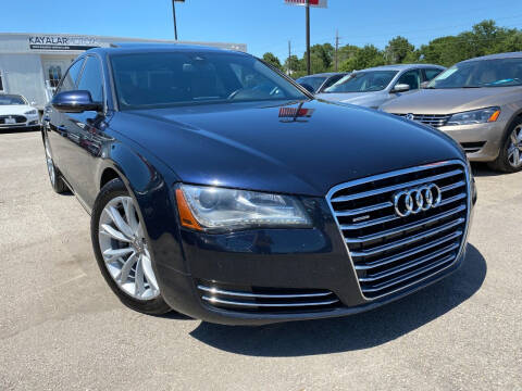 2013 Audi A8 L for sale at KAYALAR MOTORS in Houston TX