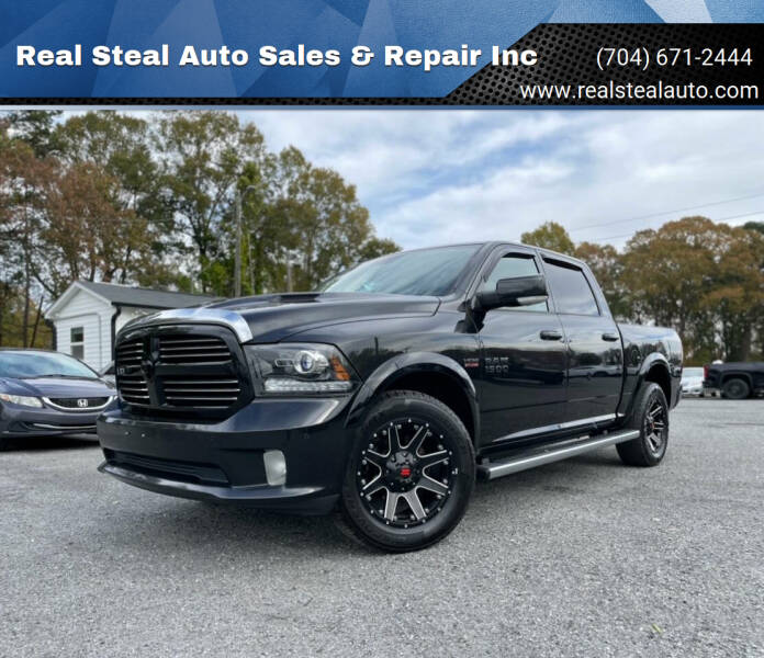 2016 RAM 1500 for sale at Real Steal Auto Sales & Repair Inc in Gastonia NC