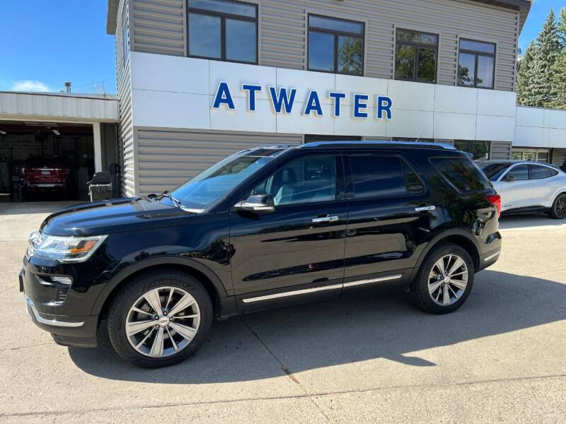 2018 Ford Explorer for sale at Atwater Ford Inc in Atwater MN