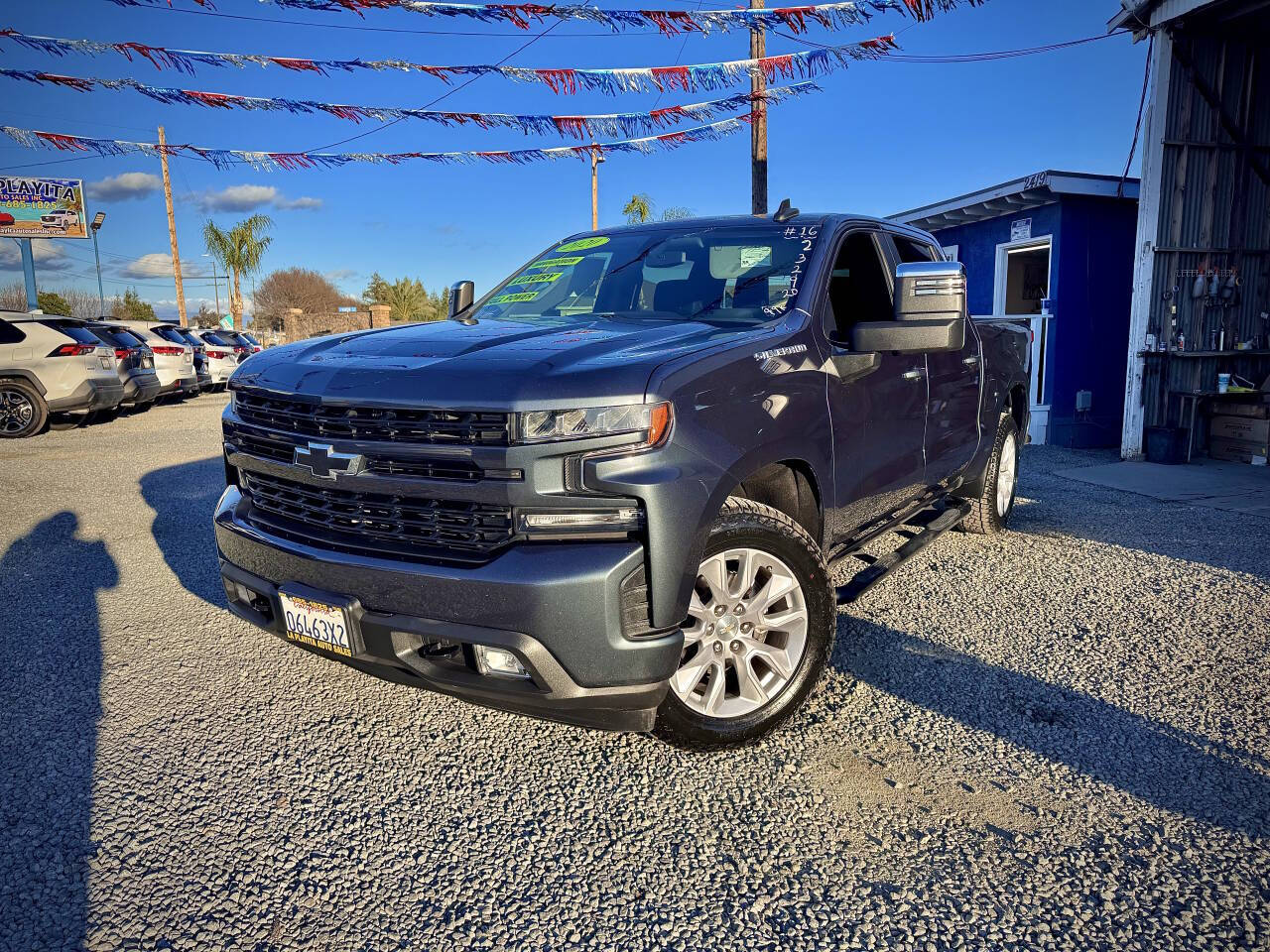 Gray 2020 Chevrolet Silverado 1500 RST 4x2 RST 4dr Crew Cab 5.8 ft. SB 2