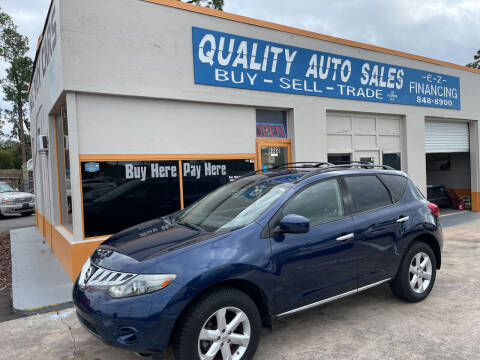2009 Nissan Murano for sale at QUALITY AUTO SALES OF FLORIDA in New Port Richey FL