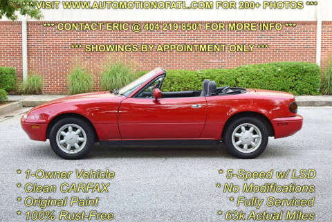 1991 Mazda MX-5 Miata for sale at Automotion Of Atlanta in Conyers GA