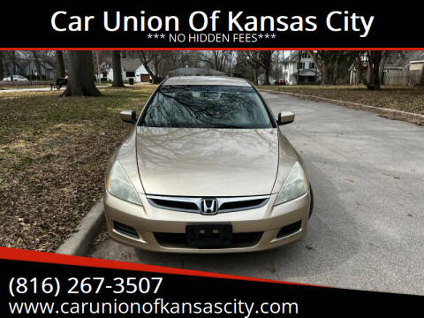 2006 Honda Accord for sale at Car Union Of Kansas City in Kansas City MO