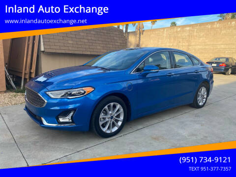 2020 Ford Fusion Energi for sale at Inland Auto Exchange in Norco CA