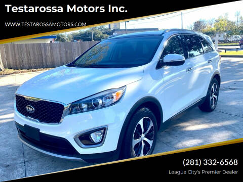 2016 Kia Sorento for sale at Testarossa Motors Inc. in League City TX