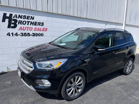 2018 Ford Escape for sale at HANSEN BROTHERS AUTO SALES in Milwaukee WI