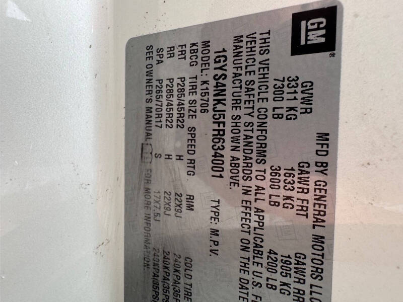 2015 Cadillac Escalade Premium