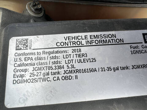 2018 Chevrolet Tahoe LS