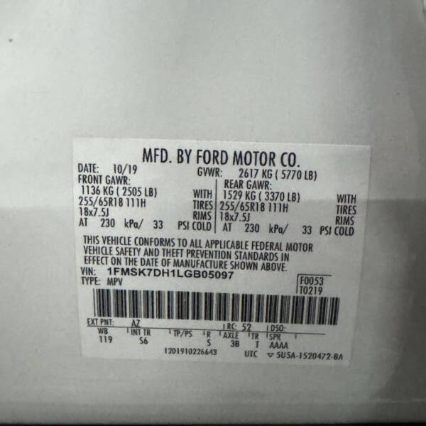 2020 Ford Explorer XLT