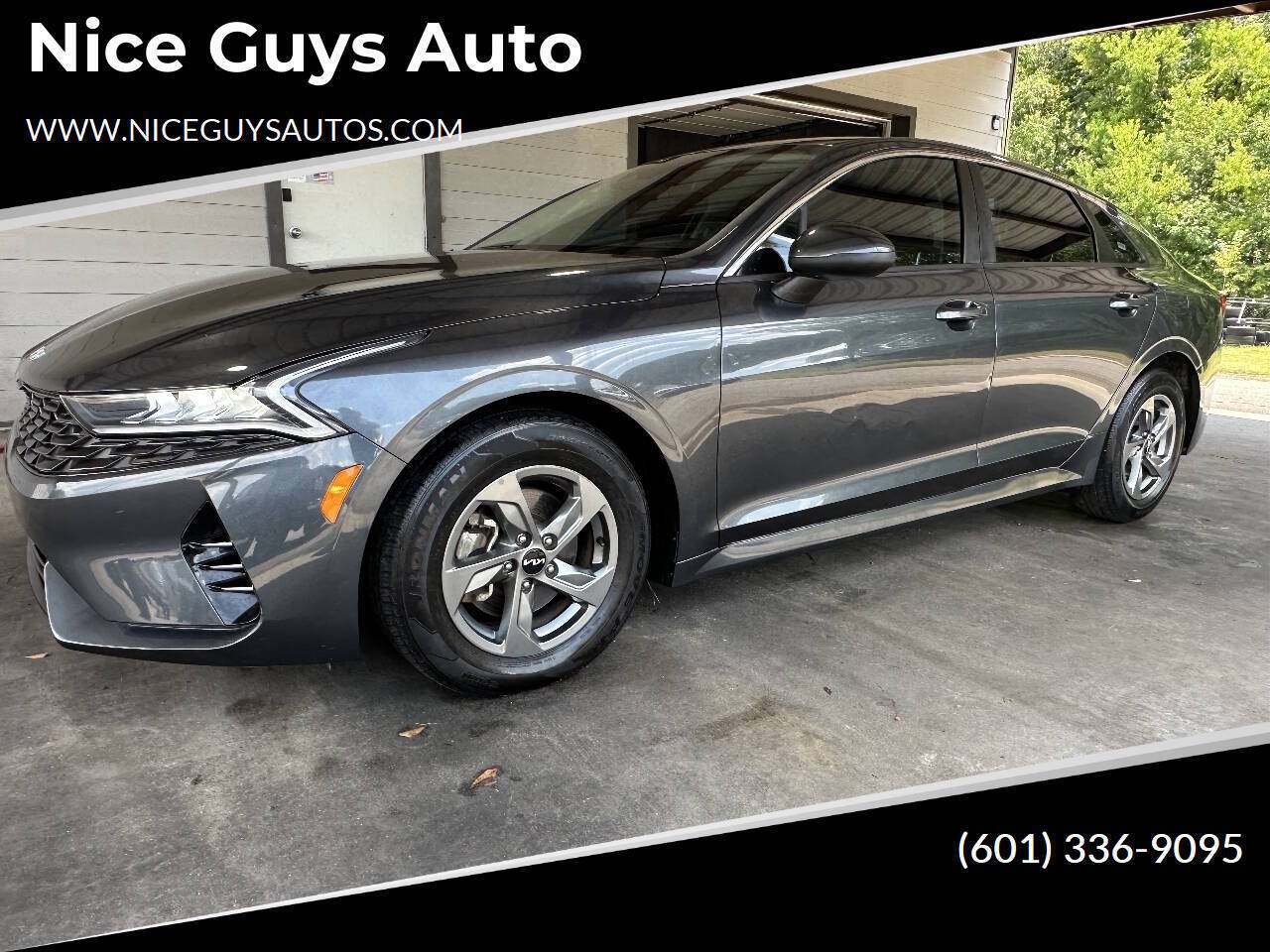 Gray 2022 Kia K5 LXS LXS 4dr Sedan 1