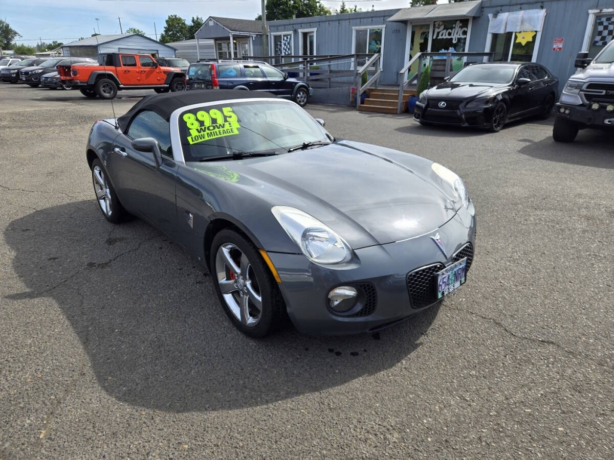 Gray 2008 Pontiac Solstice GXP Convertible GXP 2dr Convertible 2