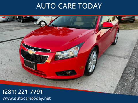 2014 Chevrolet Cruze for sale at AUTO CARE TODAY in Spring TX