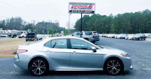 2019 Toyota Camry for sale at Poole Automotive in Laurinburg NC