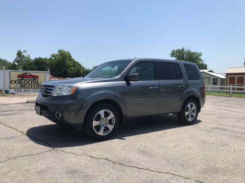 2012 Honda Pilot for sale at Cordova Motors in Lawrence KS