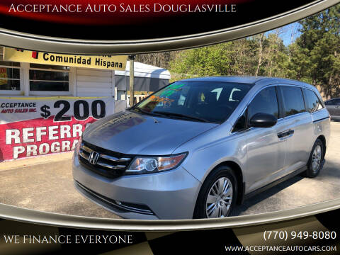 2015 Honda Odyssey for sale at Acceptance Auto Sales Douglasville in Douglasville GA