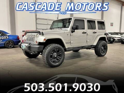 2012 Jeep Wrangler Unlimited for sale at Cascade Motors in Portland OR