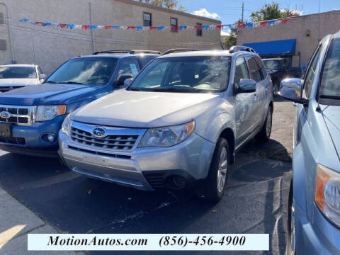 2012 Subaru Forester for sale at Motion Auto Sales in West Collingswood Heights NJ