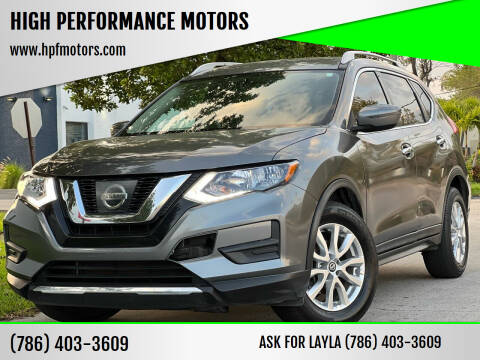 2017 Nissan Rogue for sale at HIGH PERFORMANCE MOTORS in Hollywood FL