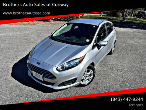 2016 Ford Fiesta for sale at Brothers Auto Sales of Conway in Conway SC