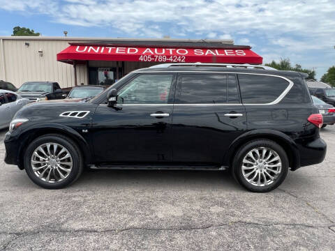 2015 Infiniti QX80 for sale at United Auto Sales in Oklahoma City OK