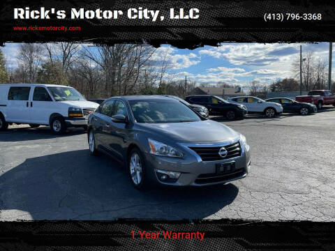2015 Nissan Altima for sale at Rick's Motor City, LLC in Springfield MA