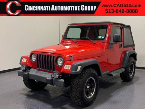 2006 Jeep Wrangler for sale at Cincinnati Automotive Group in Lebanon OH