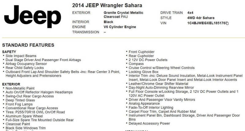 2014 Jeep Wrangler Unlimited