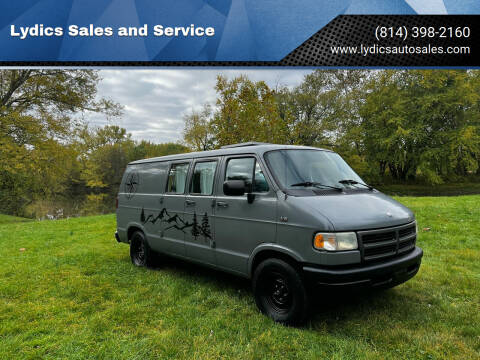 1995 Dodge Ram Van for sale at Lydics Sales and Service in Cambridge Springs PA