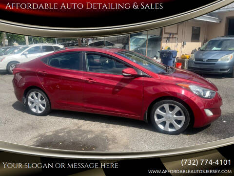 2013 Hyundai Elantra for sale at Affordable Auto Detailing & Sales in Neptune NJ
