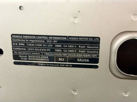 2021 Nissan Sentra SV