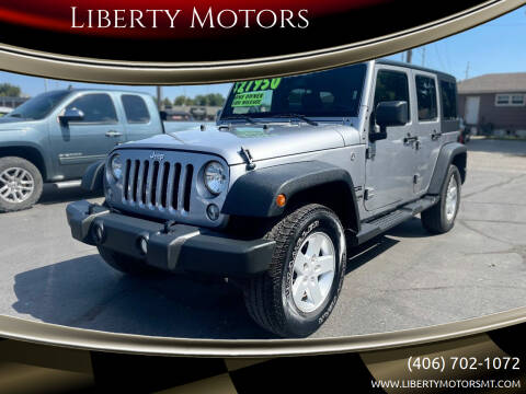 2018 Jeep Wrangler JK Unlimited for sale at Liberty Motors in Billings MT
