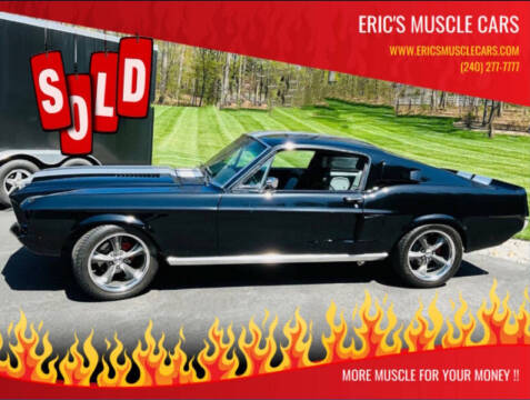 1967 Ford Mustang for sale at Eric's Muscle Cars in Clarksburg MD