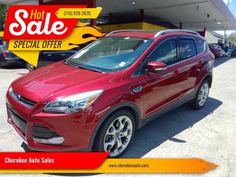2016 Ford Escape for sale at Cherokee Auto Sales in Acworth GA