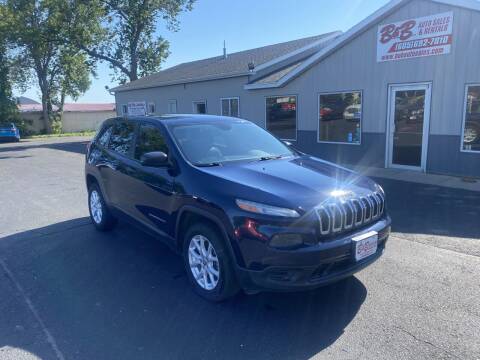 2014 Jeep Cherokee for sale at B & B Auto Sales in Brookings SD