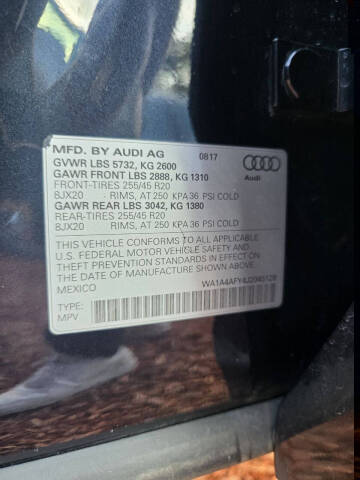 2018 Audi SQ5 3.0T quattro Premium Plus