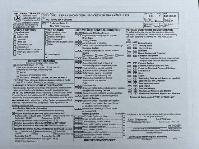 2023 GMC Sierra 3500HD