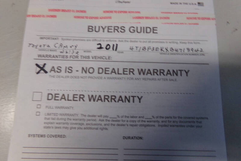 2011 Toyota Camry LE
