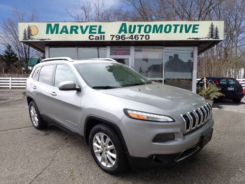 2016 Jeep Cherokee for sale at Marvel Automotive Inc. in Big Rapids MI