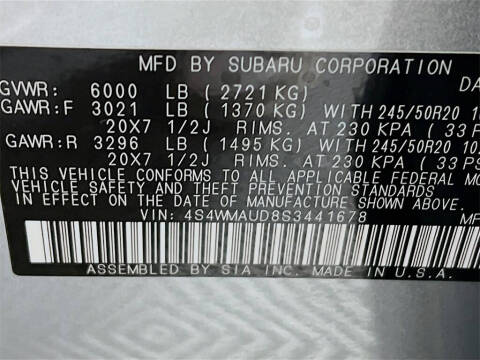 2025 Subaru Ascent Touring