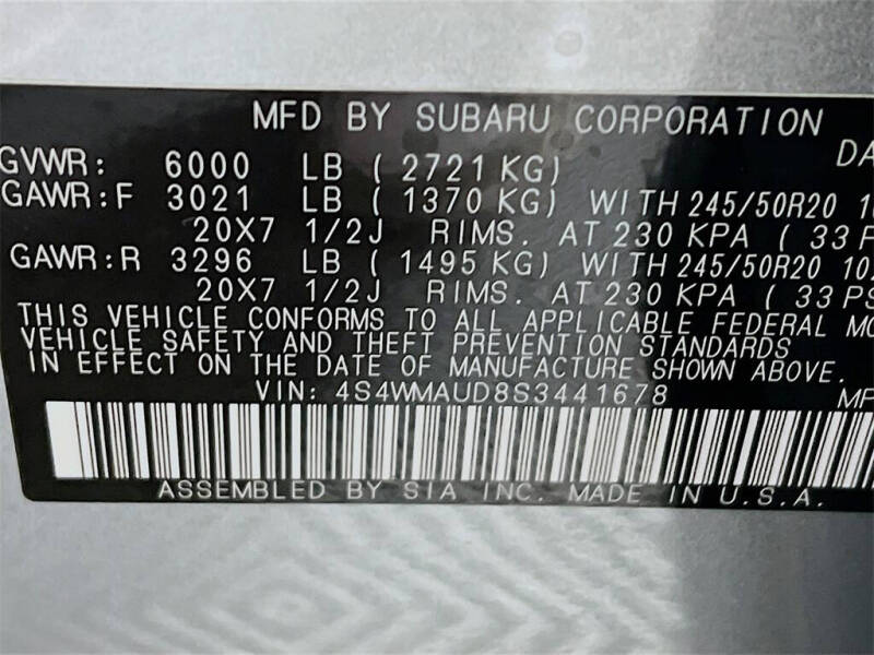 2025 Subaru Ascent Touring