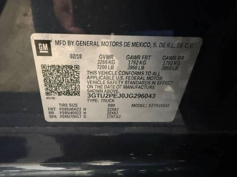 2018 GMC Sierra 1500