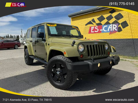 2013 Jeep Wrangler Unlimited for sale at Escar Auto in El Paso TX