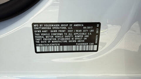 2018 Volkswagen Passat 2.0T SE