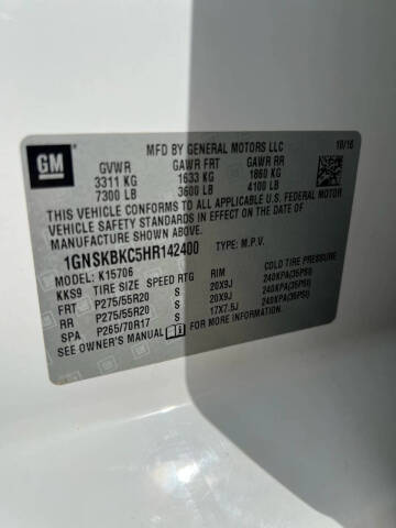 2017 Chevrolet Tahoe LT