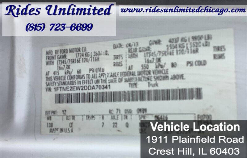 2013 Ford E-Series E-250